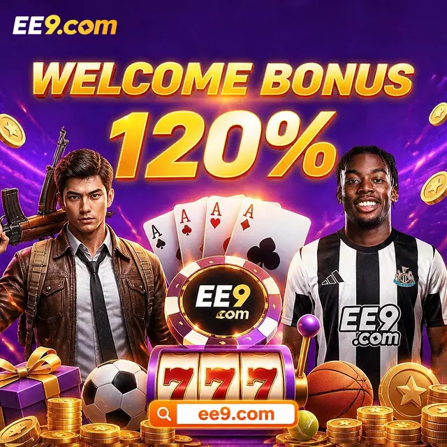EE9 sportsbook and e-sports 120% welcome casino bonus Malaysia offer for new players